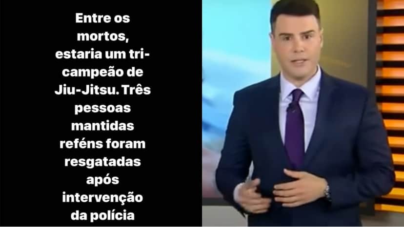 Luiz Bacci do Cidade Alerta detalha vítimas de tiroteio Luiz Bacci do Cidade Alerta detalha vítimas de tiroteio