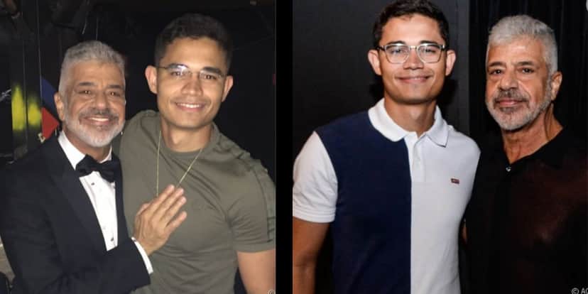 Lulu Santos e Clebson Teixeira estão casados desde 2019 (Reprodução: Montagem TV Foco) Lulu Santos e Clebson Teixeira estão casados desde 2019 (Reprodução: Montagem TV Foco)