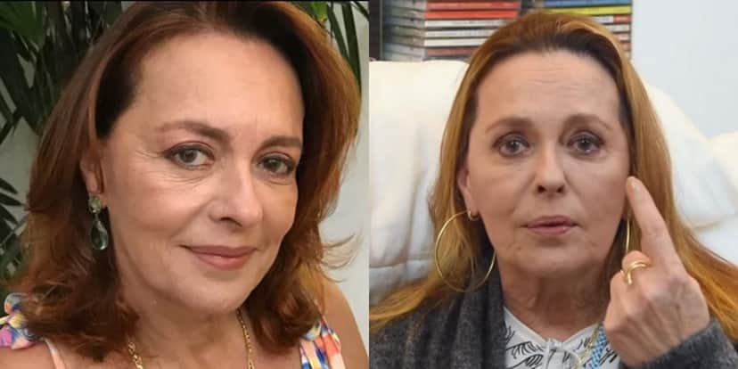 Maria Zilda Bethlem contou que seu par romântico na novela tinha um bafo insuportável (Reprodução: Montagem TV Foco) Maria Zilda Bethlem contou que seu par romântico na novela tinha um bafo insuportável (Reprodução: Montagem TV Foco)