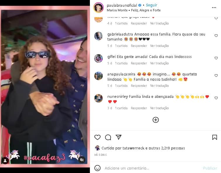 Mateus Solano na companhia da filha mais velha, Flor, de seu casamento com Paula Braun (Foto: Reprodução/ Instagram) Mateus Solano na companhia da filha mais velha, Flor, de seu casamento com Paula Braun (Foto: Reprodução/ Instagram)