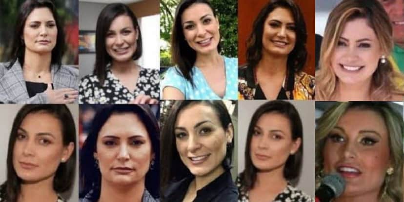 Nas redes sociais as pessoas brincaram de adivinhar quem era Michelle Bolsonaro (Reprodução: Twitter) Nas redes sociais as pessoas brincaram de adivinhar quem era Michelle Bolsonaro (Reprodução: Twitter)