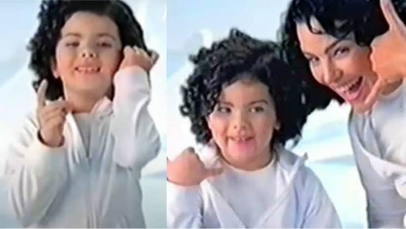 Rafaela Romolo, aos quase 4 anos, em campanha publicitária ao lado de Ana Paula Arósio Rafaela Romolo, aos quase 4 anos, em campanha publicitária ao lado de Ana Paula Arósio