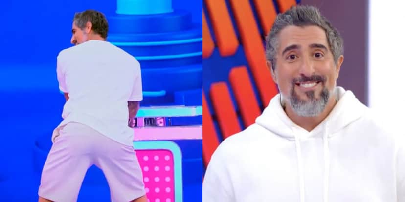Marcos Mion sempre muito alegre no comando do programa (Montagem: TV Foco) Marcos Mion sempre muito alegre no comando do programa (Montagem: TV Foco)