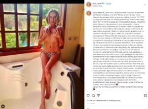 Esposa de Stênio Garcia, Mari Saade choca ao aparecer seminua e faz desabafo sobre câncer (Foto: Reprodução / Instagram) Esposa de Stênio Garcia, Mari Saade choca ao aparecer seminua e faz desabafo sobre câncer (Foto: Reprodução / Instagram)
