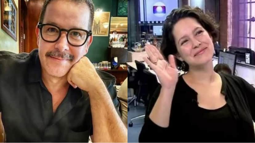 O ator da Globo e a jornalista Cecilia Malan (Foto: Reprodução / Internet) O ator da Globo e a jornalista Cecilia Malan (Foto: Reprodução / Internet)