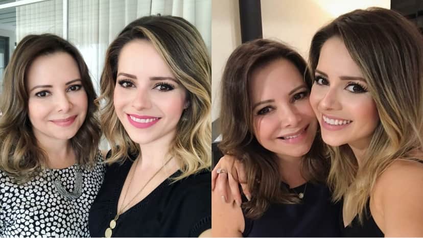 A mãe de Sandy e a artista em 2018, registrando momentos nas redes sociais A mãe de Sandy e a artista em 2018, registrando momentos nas redes sociais