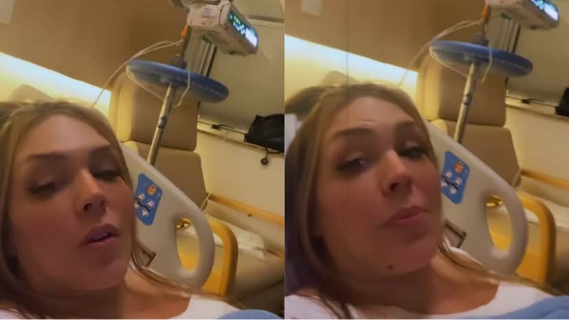 Cantora Simony surge deitada em leito hospitalar e faz comunicado sobre a internação Cantora Simony surge deitada em leito hospitalar e faz comunicado sobre a internação