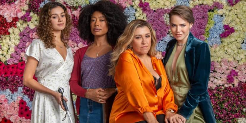 Elenco de Todas as Flores, exibida pelo Globoplay (Reprodução: Globo) Elenco de Todas as Flores, exibida pelo Globoplay (Reprodução: Globo)