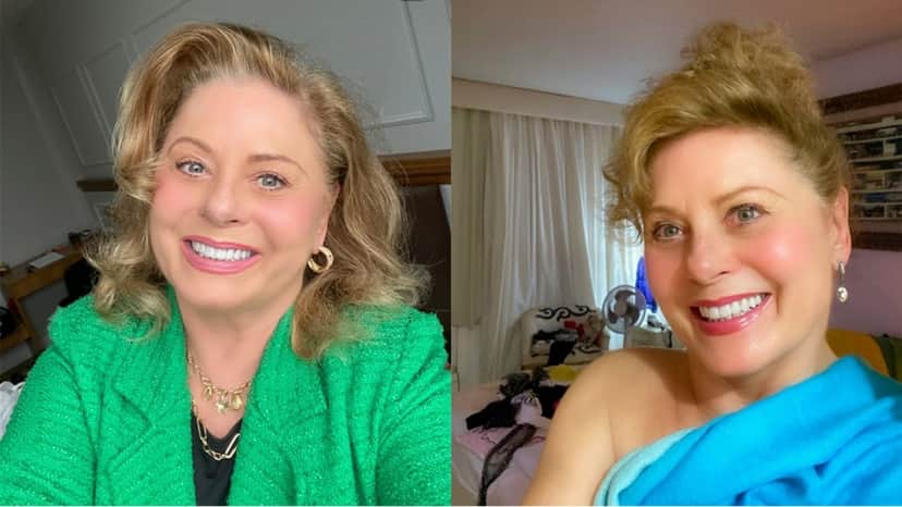 A atriz superou o vício e rejuvenesceu pelo menos 40 anos A atriz superou o vício e rejuvenesceu pelo menos 40 anos