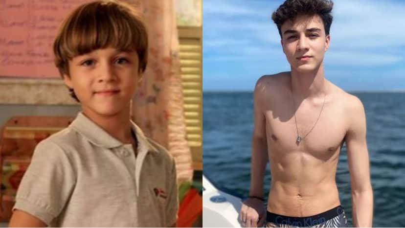 Vitor Figueiredo aos 7 anos e atualmente aos 17 Vitor Figueiredo aos 7 anos e atualmente aos 17