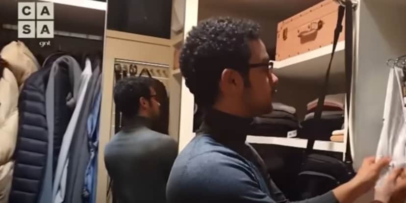 Closet, estúdio para gravação e canto para meditar: casa de Sérgio Malheiros e Sophia é uma das mais lindas Closet, estúdio para gravação e canto para meditar: casa de Sérgio Malheiros e Sophia é uma das mais lindas