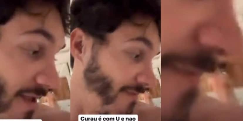 Ex-BBB Eliezer mostra parte íntima a gravar vídeo em momento que ia tomar banho - Foto Reprodução Instagram Ex-BBB Eliezer mostra parte íntima a gravar vídeo em momento que ia tomar banho - Foto Reprodução Instagram