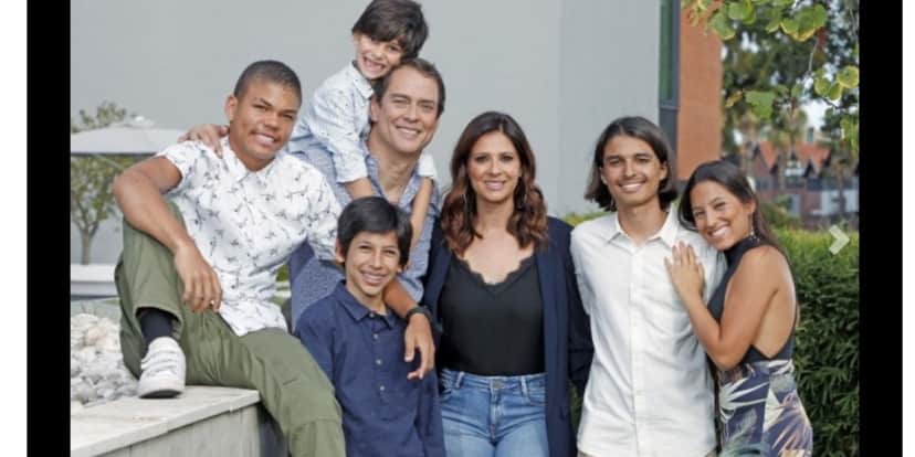 Marcello Antony e os filhos Marcello Antony e os filhos