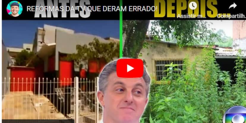 Luciano Huck expôs reação ao ver casa que reformou completamente destruída após programa Luciano Huck expôs reação ao ver casa que reformou completamente destruída após programa