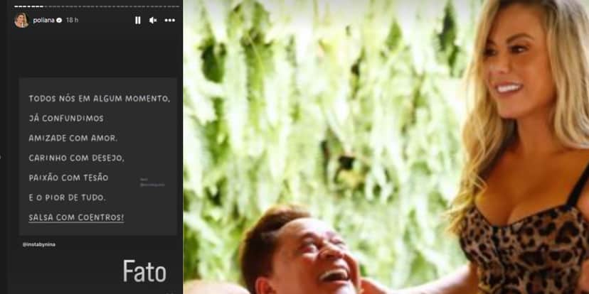 Poliana Rocha, esposa de Leonardo, entrega desabafo enigmático: "Confundimos amizade com amor" Poliana Rocha, esposa de Leonardo, entrega desabafo enigmático: "Confundimos amizade com amor"