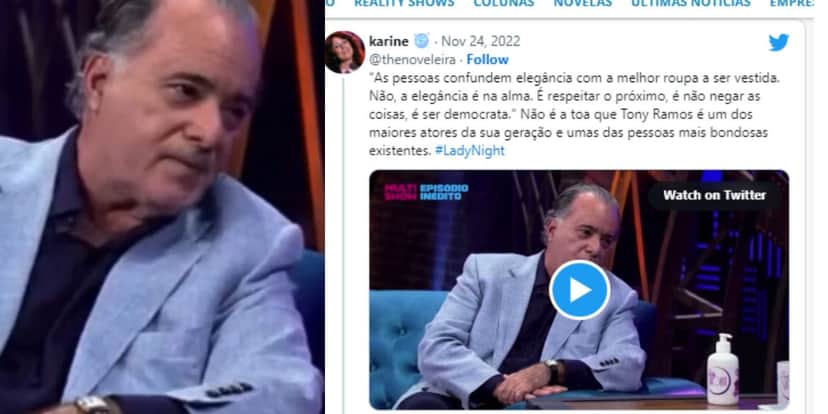 Tony Ramos dá recado com indireta amarga na Globo e acaba afetando Cássia Kis: "Por isso peço" Tony Ramos dá recado com indireta amarga na Globo e acaba afetando Cássia Kis: "Por isso peço"