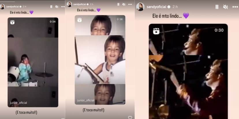 Sandy mostra sequência de fotos do irmão Júnior e deixa a web babando Sandy mostra sequência de fotos do irmão Júnior e deixa a web babando