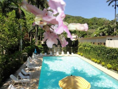 Piscina envolta por natureza (reprodução) Piscina envolta por natureza (reprodução)