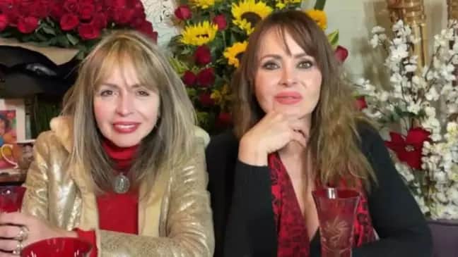 Estrela de A Usurpadora surgiu ao lado da irmã gêmea, Daniela Spanic, e pediu proteção (Foto: Reprodução)