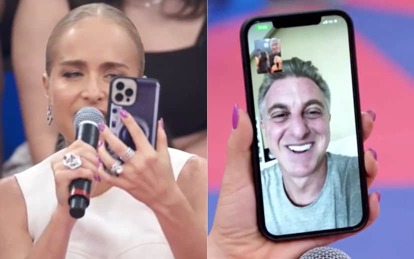 Angélica fez igação apra Luciano Huck e o apresentador atendeu prontamente (Foto: Reprodução) Angélica fez igação apra Luciano Huck e o apresentador atendeu prontamente (Foto: Reprodução)