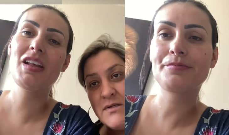 Andressa Urach voltou para casa, após sair de clínica psquiátrica (Foto: Reprodução) Andressa Urach voltou para casa, após sair de clínica psquiátrica (Foto: Reprodução)
