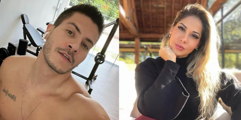 Arthur Aguiar e Maíra Cardi (Reprodução: Montagem TV Foco) Arthur Aguiar e Maíra Cardi (Reprodução: Montagem TV Foco)