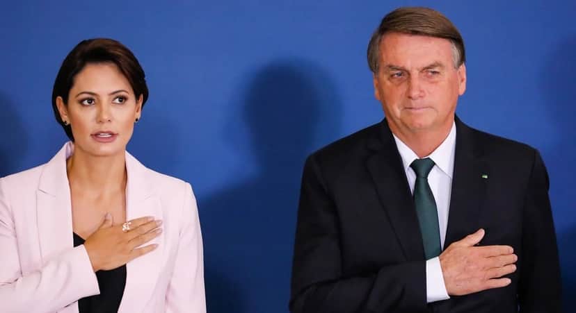 Michelle e Jair Bolsonaro Michelle e Jair Bolsonaro