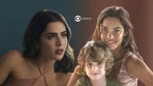 Travessia - Chiara (Jade Picon) fica interessada em Brisa (Lucy Alves) e é apunhalada pelas costas por Tonho (Vicente Alvite) (Foto: Reprodução / Globo / Montagem TV Foco) Travessia - Chiara (Jade Picon) fica interessada em Brisa (Lucy Alves) e é apunhalada pelas costas por Tonho (Vicente Alvite) (Foto: Reprodução / Globo / Montagem TV Foco)