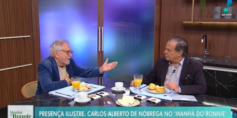Carlos Alberto e Ronnie Von - Foto: Reprodução Carlos Alberto e Ronnie Von - Foto: Reprodução