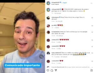 Celso Portiolli não participará do Teleton, pois o apresentador do SBT precisará ser internado para o tratamento do câncer (Foto: Reprodução / Instagram) Celso Portiolli não participará do Teleton, pois o apresentador do SBT precisará ser internado para o tratamento do câncer (Foto: Reprodução / Instagram)