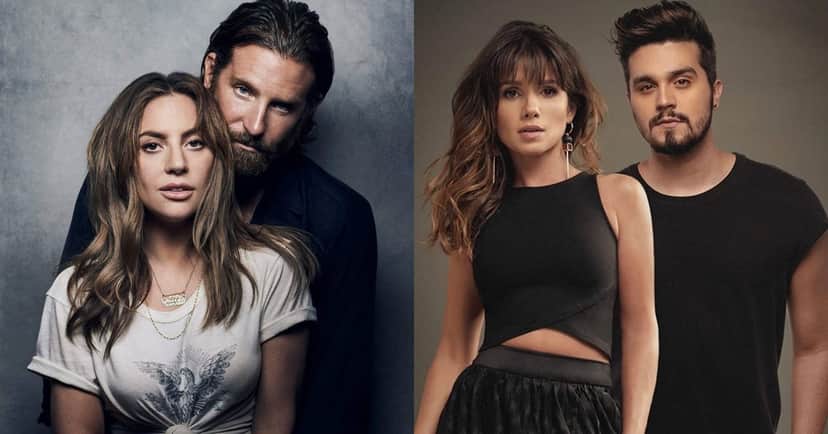 Música que Luan Santana e Paula Fernandes fizeram como um versão nacional de "Shalow Now" de Lady Gaga deu o que falar e foi o pivô da briga (Foto Reprodução/Montagem/Internet) Música que Luan Santana e Paula Fernandes fizeram como um versão nacional de "Shalow Now" de Lady Gaga deu o que falar e foi o pivô da briga (Foto Reprodução/Montagem/Internet)