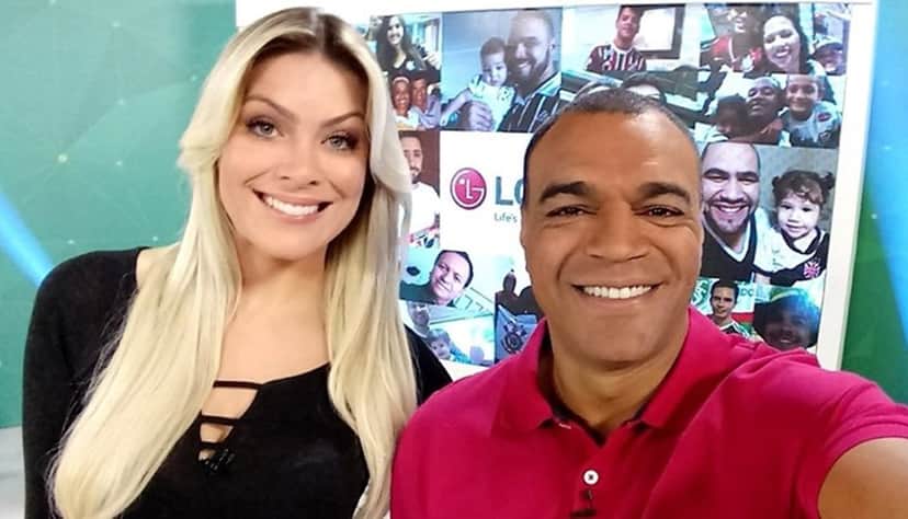 Os apresentadores do Jogo Aberto (Reprodução) Os apresentadores do Jogo Aberto (Reprodução)