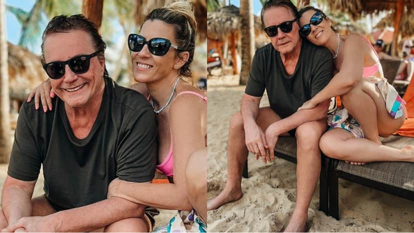Fábio Jr., recatado, surge em registro raro com a esposa em viagem luxuosa Fábio Jr., recatado, surge em registro raro com a esposa em viagem luxuosa