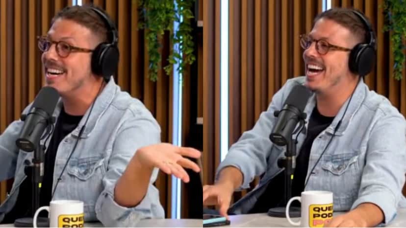 Fábio Porchat caiu na gargalhada junto das apresentadoras do podcast após falar de gafe de Maíra Cardi Fábio Porchat caiu na gargalhada junto das apresentadoras do podcast após falar de gafe de Maíra Cardi