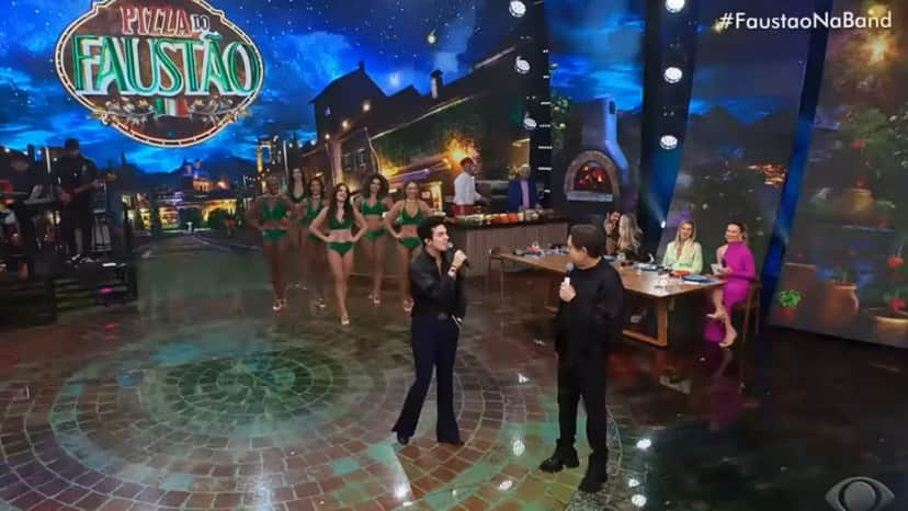 Luan Santana na Pizza do Faustão confessa como conheceu seu grande amor Luan Santana na Pizza do Faustão confessa como conheceu seu grande amor