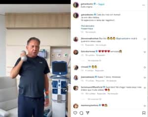 Com Covid, Galvão Bueno deixa hospital a menos de uma semana da Copa do Mundo (Foto: Reprodução / Instagram) Com Covid, Galvão Bueno deixa hospital a menos de uma semana da Copa do Mundo (Foto: Reprodução / Instagram)
