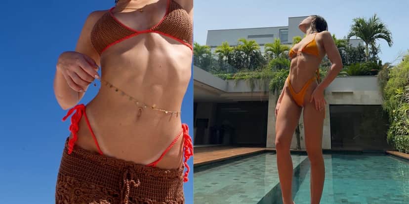 Jade Picon costuma postar fotos com os menores biquínis do mundo (Reprodução: Instagram)