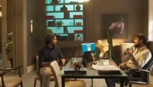 José (Sergio Guizé) e Maruan (Pedro Lamin) no escritório da JM Chaddah em 'Mar do Sertão' (Foto: Reprodução / Globo) José (Sergio Guizé) e Maruan (Pedro Lamin) no escritório da JM Chaddah em 'Mar do Sertão' (Foto: Reprodução / Globo)