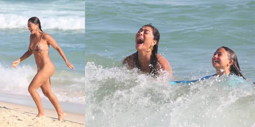 Juliana Paes surgiu com a menor alça do mundo na praia do Rio de Janeiro (Foto: Dilson Silva/AgNews) Juliana Paes surgiu com a menor alça do mundo na praia do Rio de Janeiro (Foto: Dilson Silva/AgNews)