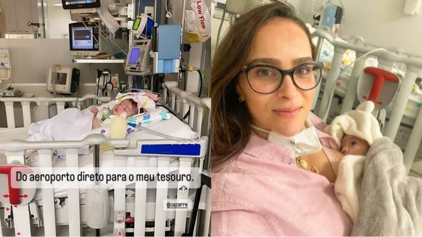 Letícia Cazarré com sua filha, seu maior tesouro Letícia Cazarré com sua filha, seu maior tesouro