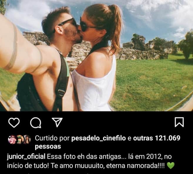 O irmão de Sandy mostrou foto do início de relação com sua esposa O irmão de Sandy mostrou foto do início de relação com sua esposa