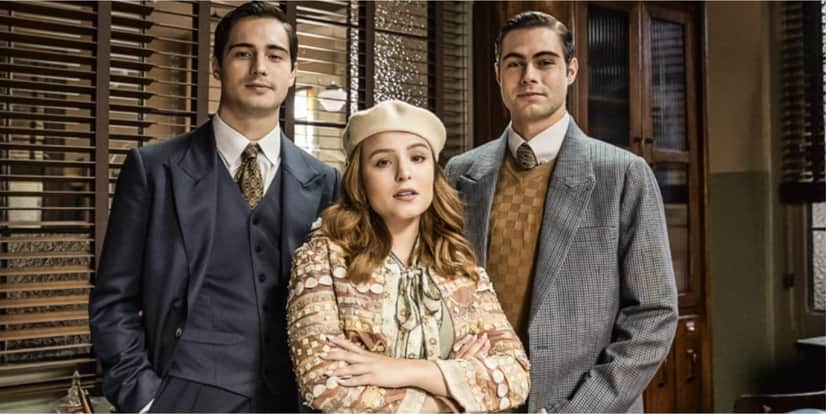 Larissa Manoela em sua primeira novela na Globo, em Além da Ilusão (Reprodução: Globo) Larissa Manoela em sua primeira novela na Globo, em Além da Ilusão (Reprodução: Globo)