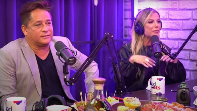 Leonardo e Poliana Rocha, em antiga entrevista ao PodCats, tem trecho viralizado nesta semana Leonardo e Poliana Rocha, em antiga entrevista ao PodCats, tem trecho viralizado nesta semana