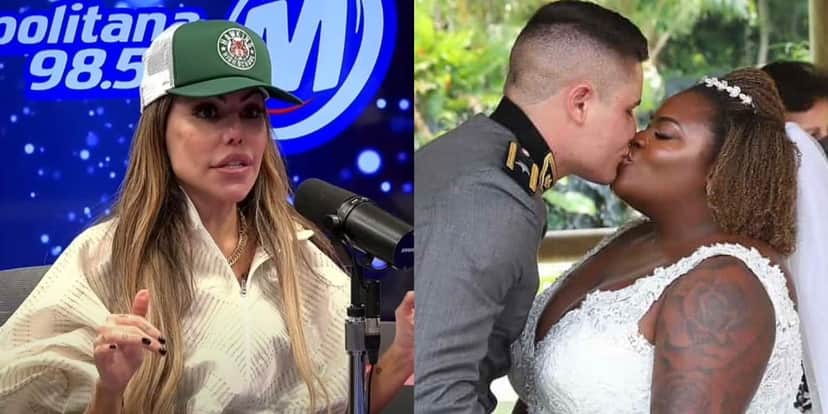 Liziane Gutierrez esteve no Chupim, onde assumiu ter ficado Lucas Souza, marido de Jojo Todynho (Foto: Reprodução) Liziane Gutierrez esteve no Chupim, onde assumiu ter ficado Lucas Souza, marido de Jojo Todynho (Foto: Reprodução)