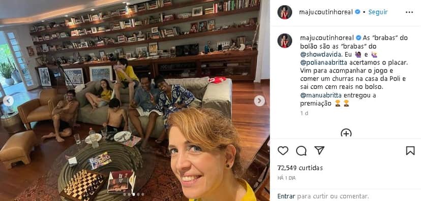 Maju Coutinho e Poliana Abritta se reuniram fora da Globo (Foto: Reprodução) Maju Coutinho e Poliana Abritta se reuniram fora da Globo (Foto: Reprodução)