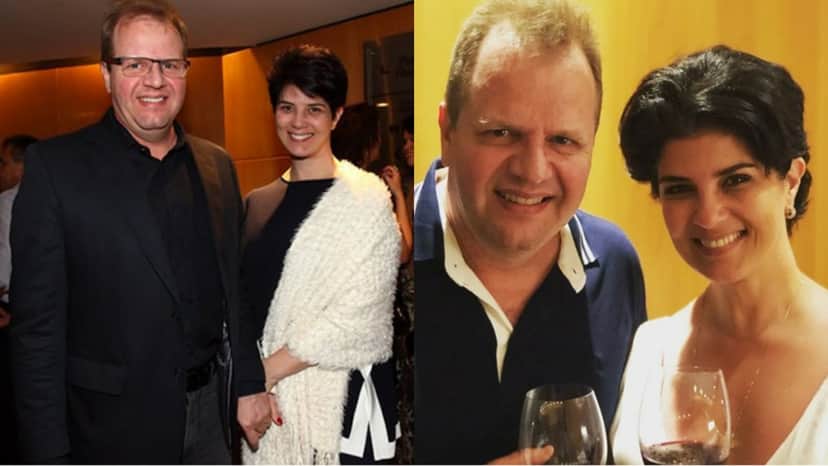 Mariana Godoy e seu marido,Dalcides, ex-padre (Reprodução/ Montagem) Mariana Godoy e seu marido,Dalcides, ex-padre (Reprodução/ Montagem)