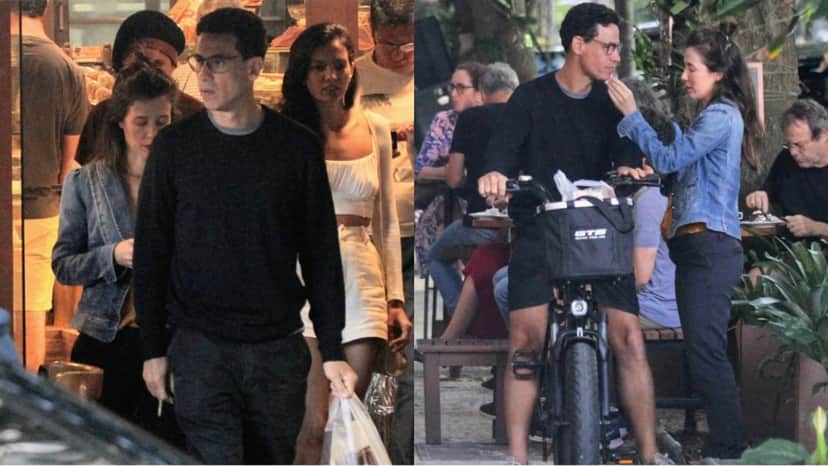 A atriz da Globo e seu grande amor saindo do restaurante e trocando carícias publicamente A atriz da Globo e seu grande amor saindo do restaurante e trocando carícias publicamente