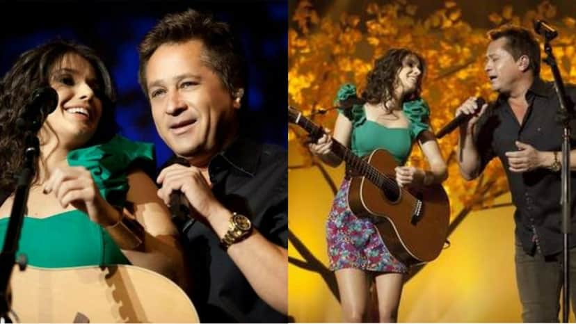 No passado, Paula Fernandes e Leonardo tinham ótima relação comercial, de amizade, em cima dos palcos e nos bastidores No passado, Paula Fernandes e Leonardo tinham ótima relação comercial, de amizade, em cima dos palcos e nos bastidores