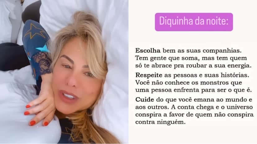 Poliana Rocha entrega mensagem enigmáica em suas redes sociais Poliana Rocha entrega mensagem enigmáica em suas redes sociais