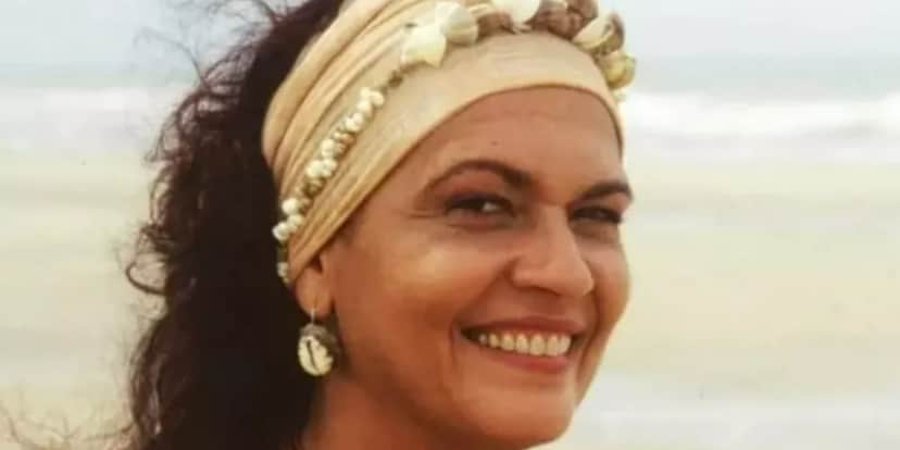 A atriz Regina Dourado como a Olga de Pantanal - Foto: Reprodução A atriz Regina Dourado como a Olga de Pantanal - Foto: Reprodução